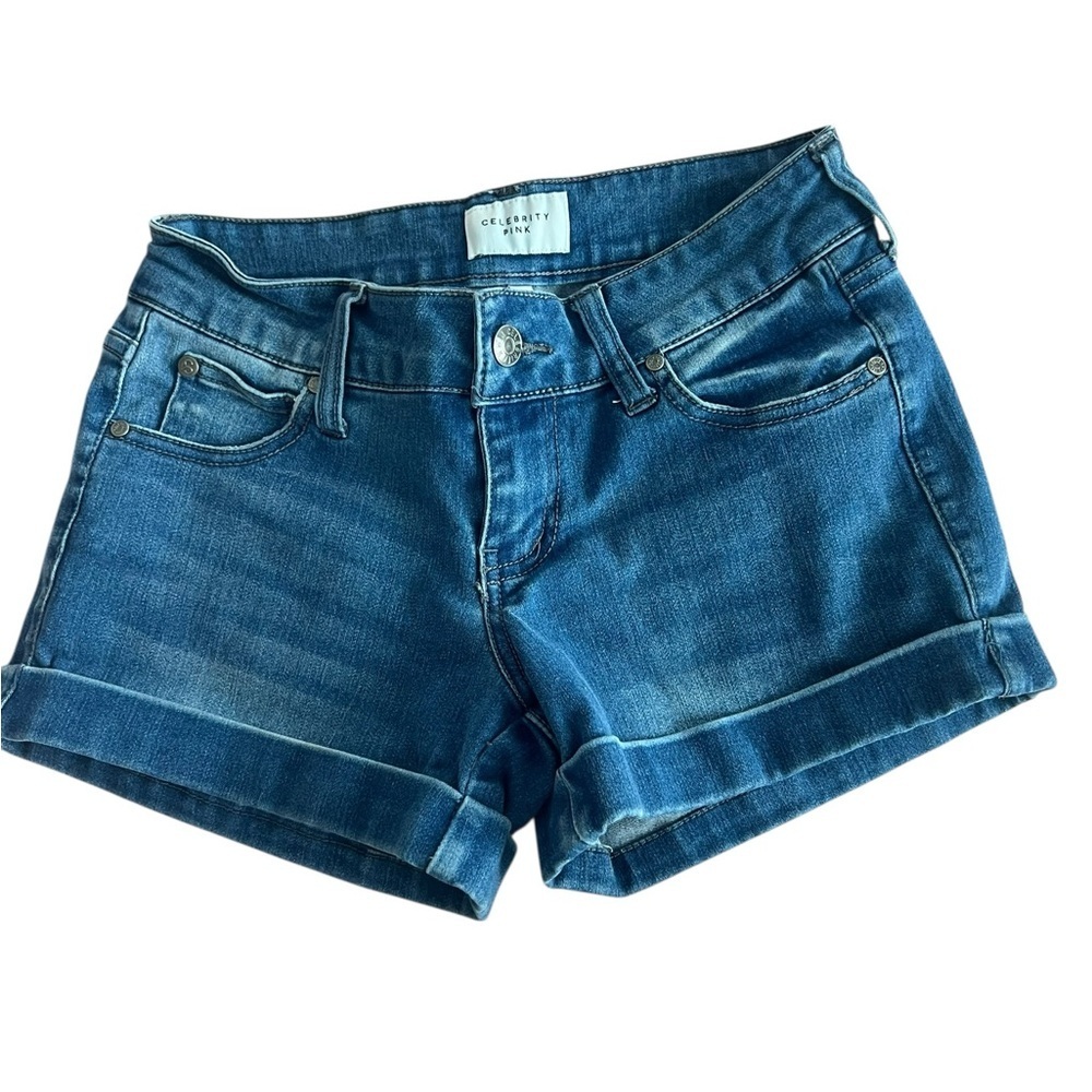 Celebrity Pink Blue Jean Shorts